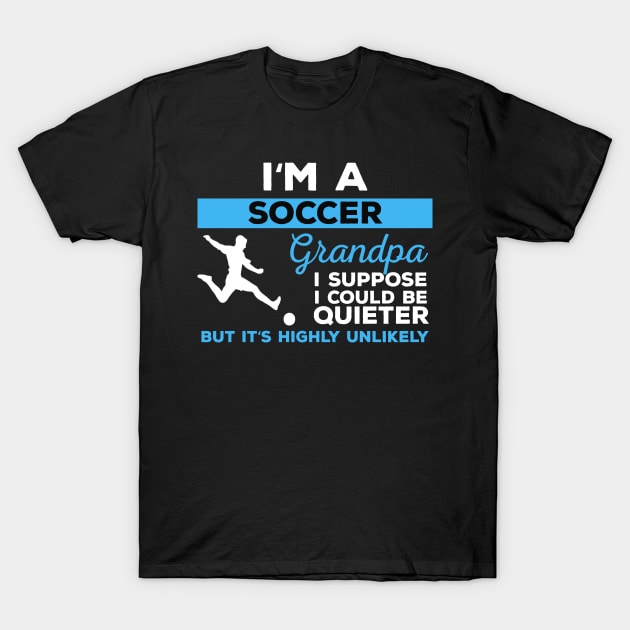 Soccer Grandpa T-Shirt by mikevdv2001